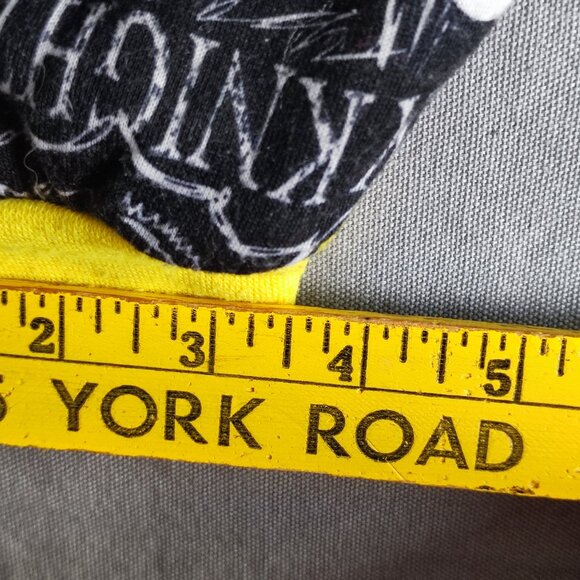 Batman pyjama pants boys size XL (16) black and yellow with graphic design - Picture 9 of 9